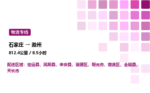 石家庄到滁州专线直达-石家庄至滁州货运公司-专业物流运输专线